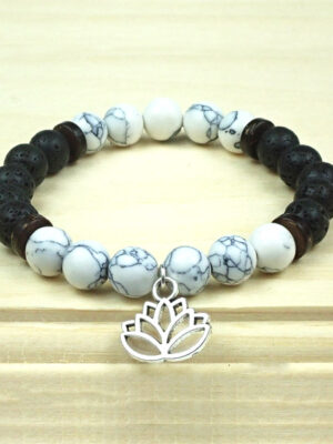 Detox Bracelet with Lotus