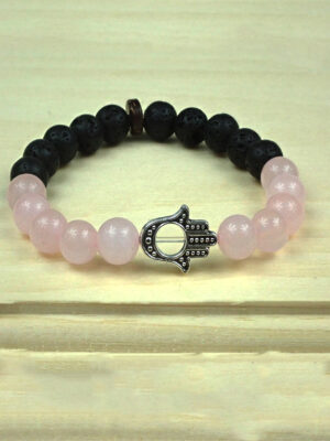 Unconditional Love Bracelet with Hand of Fatima/Hamsa